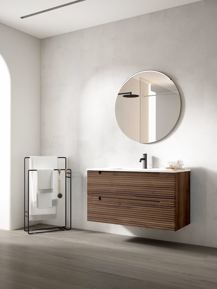 Mueble baño suspendido Kyoto Laminado de Visobath 60-80-100-120
