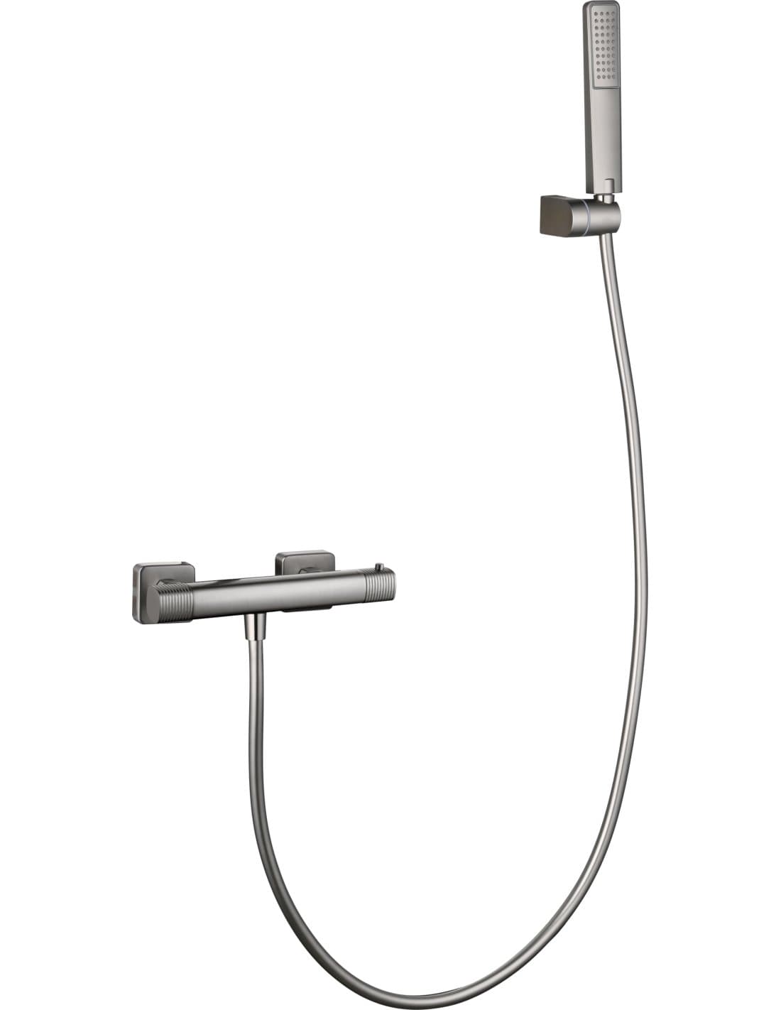 KIT DUCHA TERMOSTÁTICO FIRENZE NÍQUEL CEPILLADO BTF065-5NQ