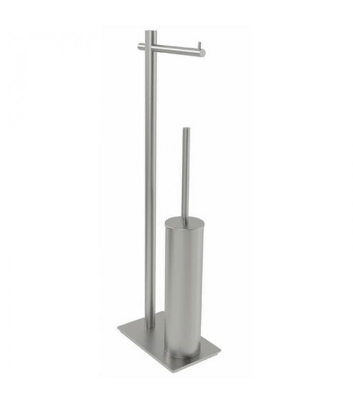 Escobillero con portarrollos acero S.316 Practic CAP003-07/AC