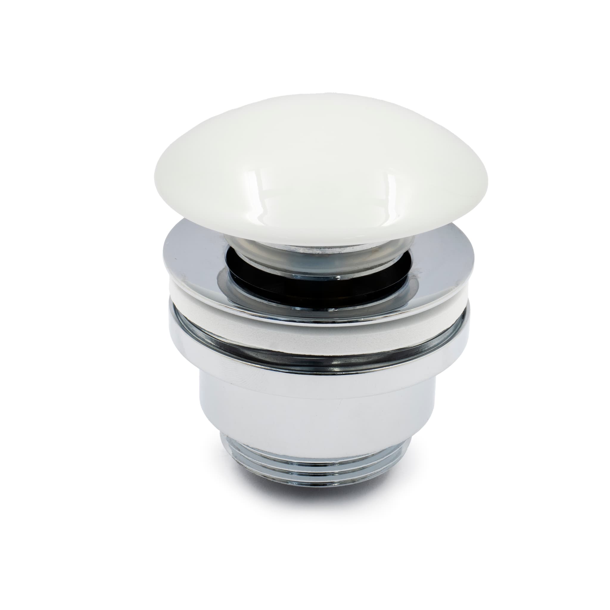 Válvula click-clack redonda blanco cerámica GME 0355