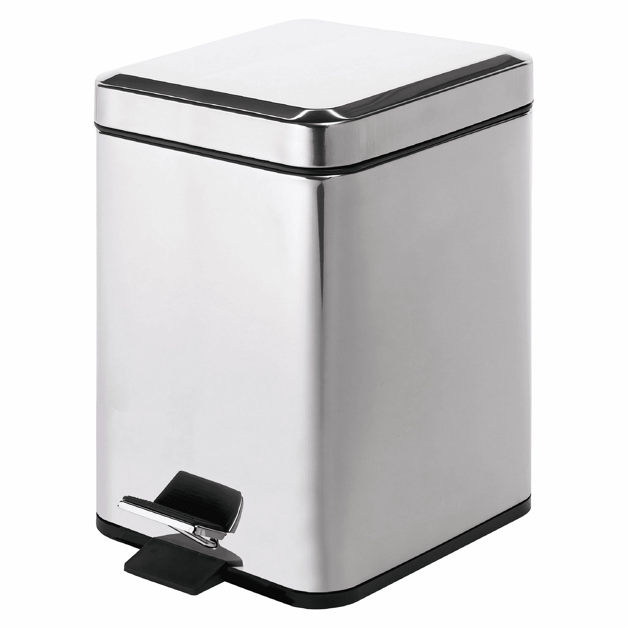 PAPELERA 3 lt ARGENTA CROMO