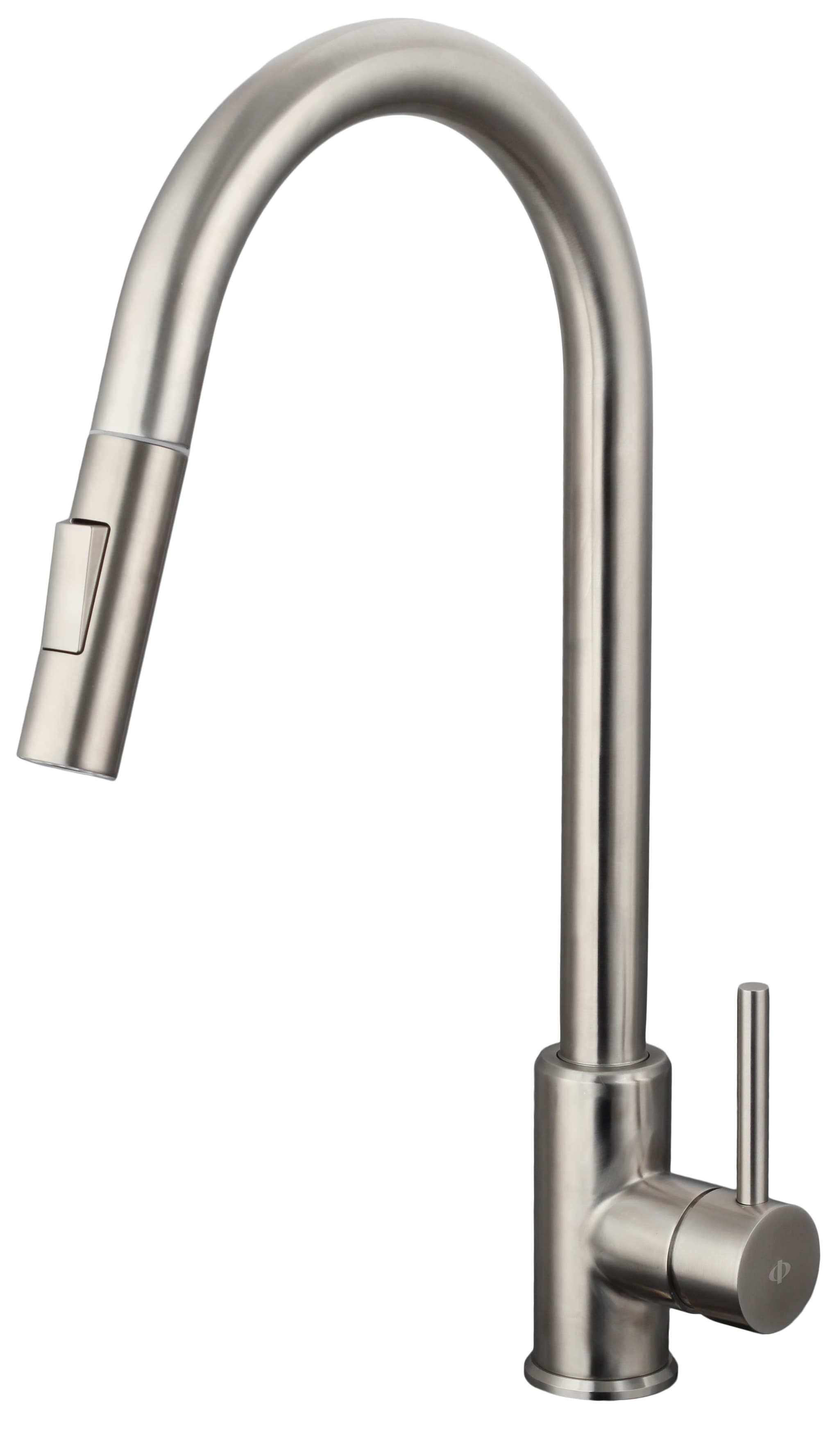 Grifo de cocina extraíble Round acero cepillado 3180
