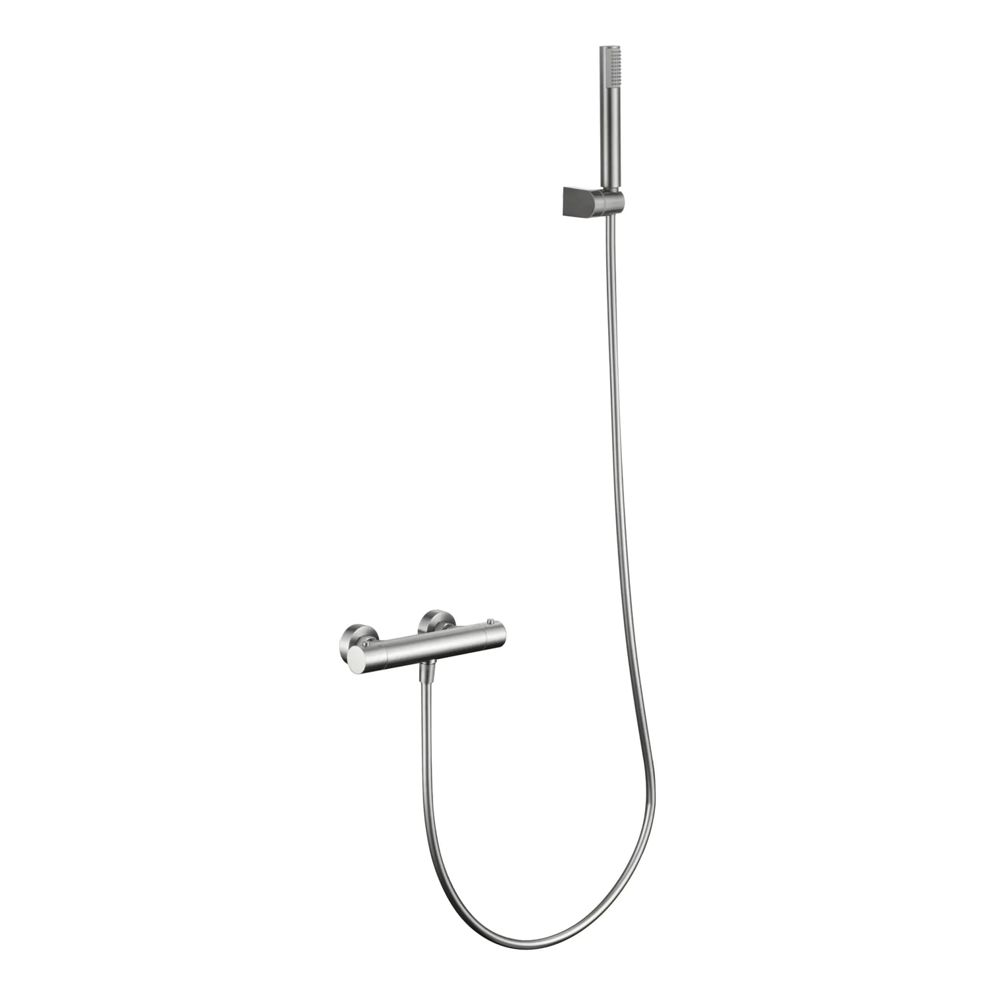 Kit ducha termostático níquel cepillado Monza / BTM039-5NQ
