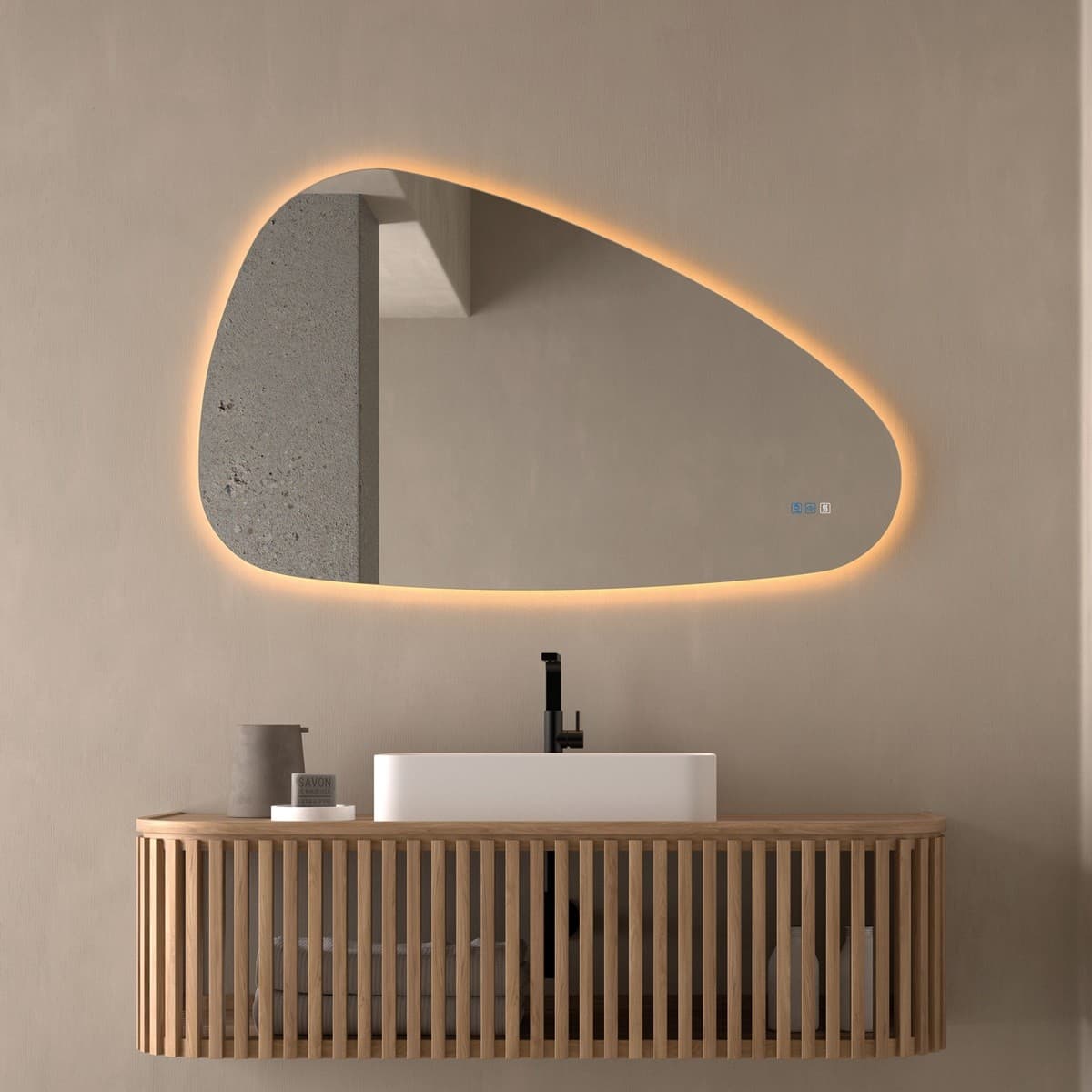 Espejo de baño con luz LED Para Baño Yuso de Dyled