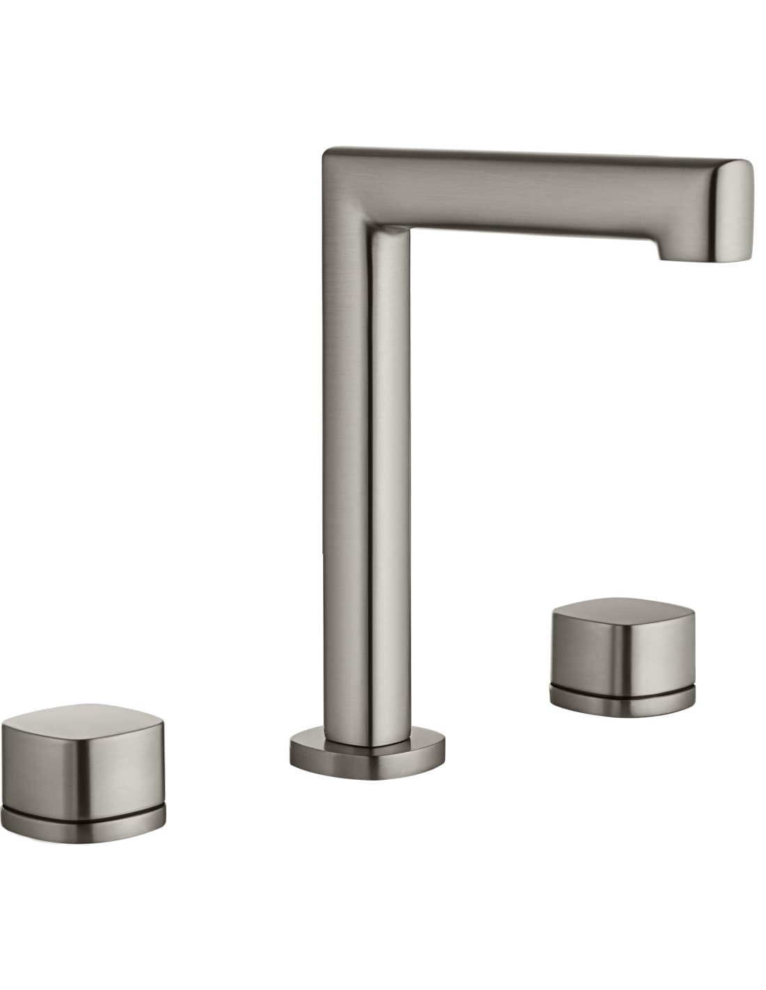 LAVABO BIMANDO SOBRENCIMERA CAÑO BAJO TOSCANA NÍQUEL CEPILLADO BBT064/NQ