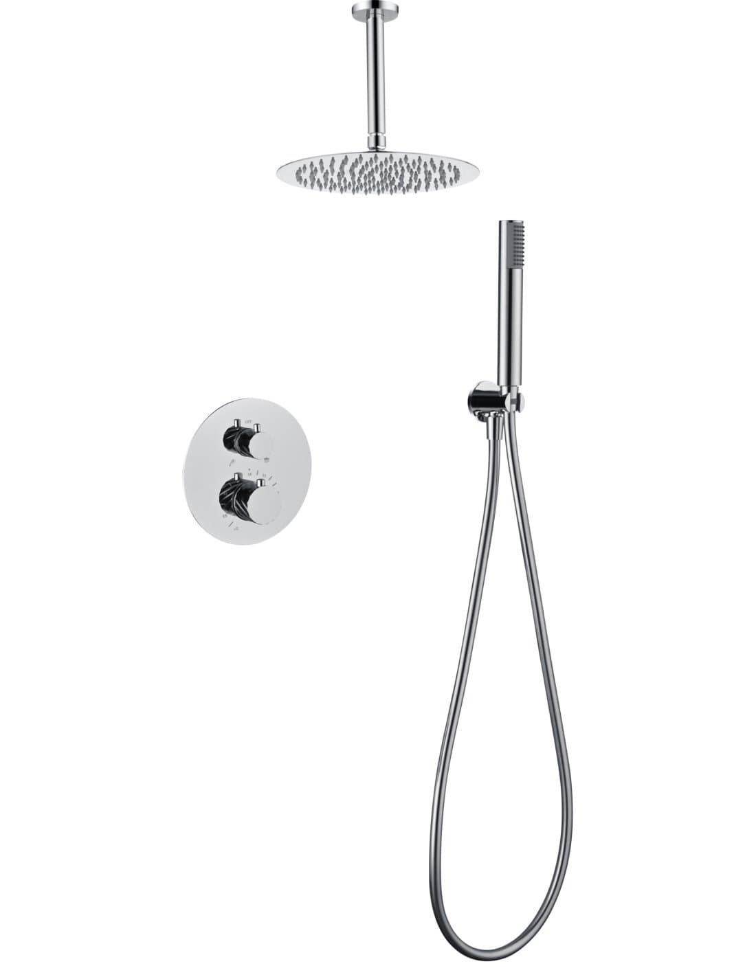 CONJUNTO DUCHA TERMOSTÁTICO EMPOTRADO PALAU GTP063