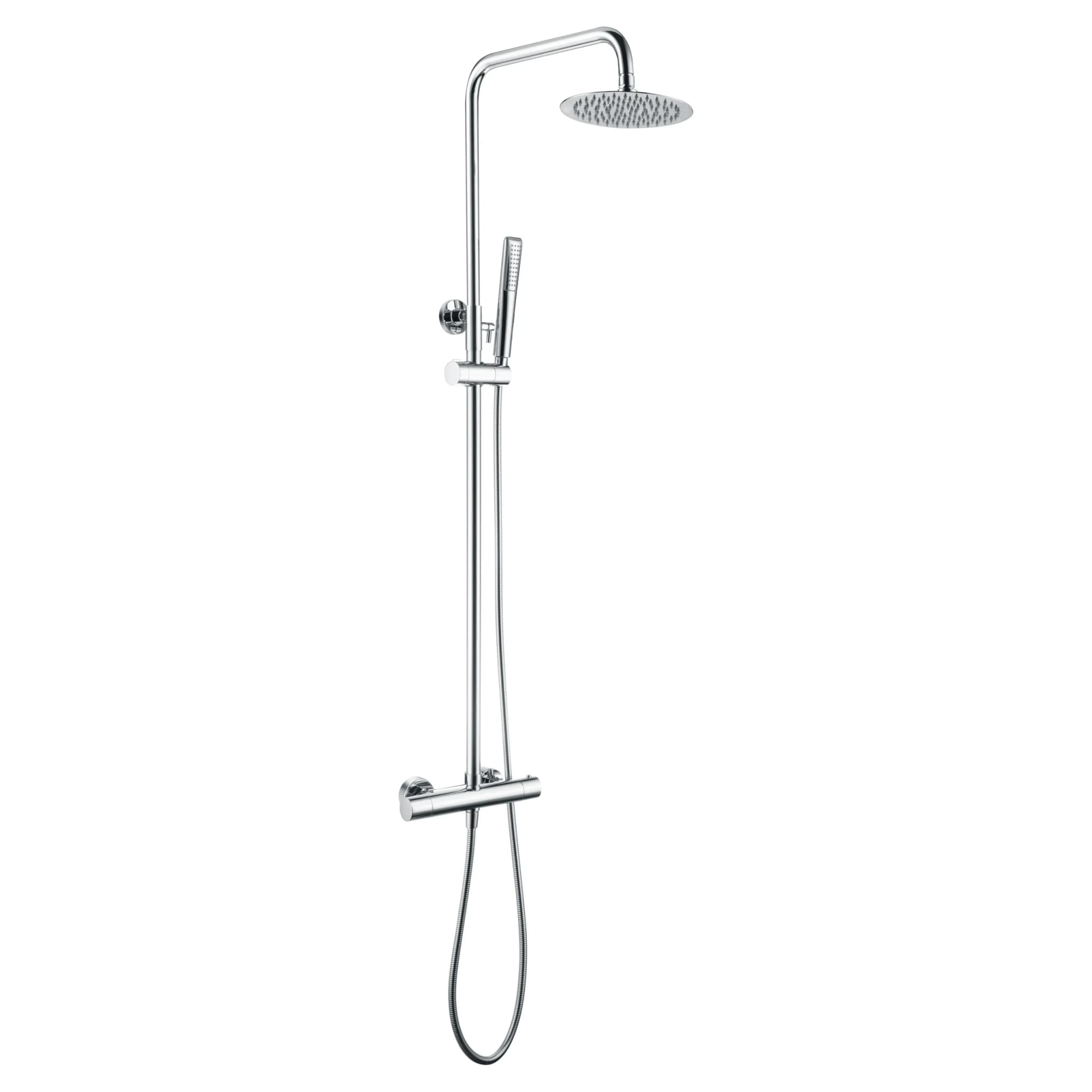 Conjunto de ducha termostático Napoles cromo / BTN047