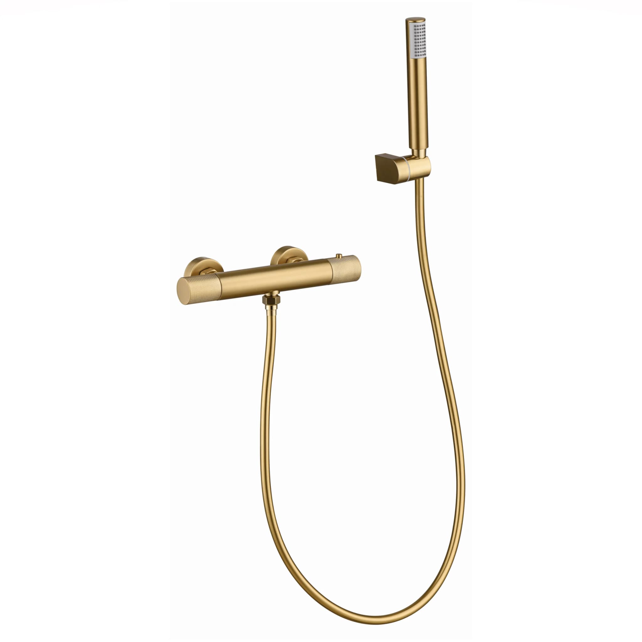 Kit ducha termostato Line oro cepillado / BTD038-5OC