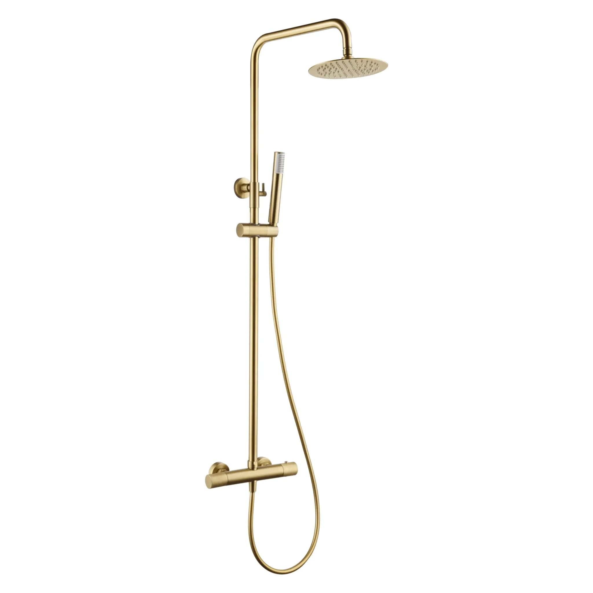 Conjunto ducha termostato Line oro cepillado / BTD038/OC
