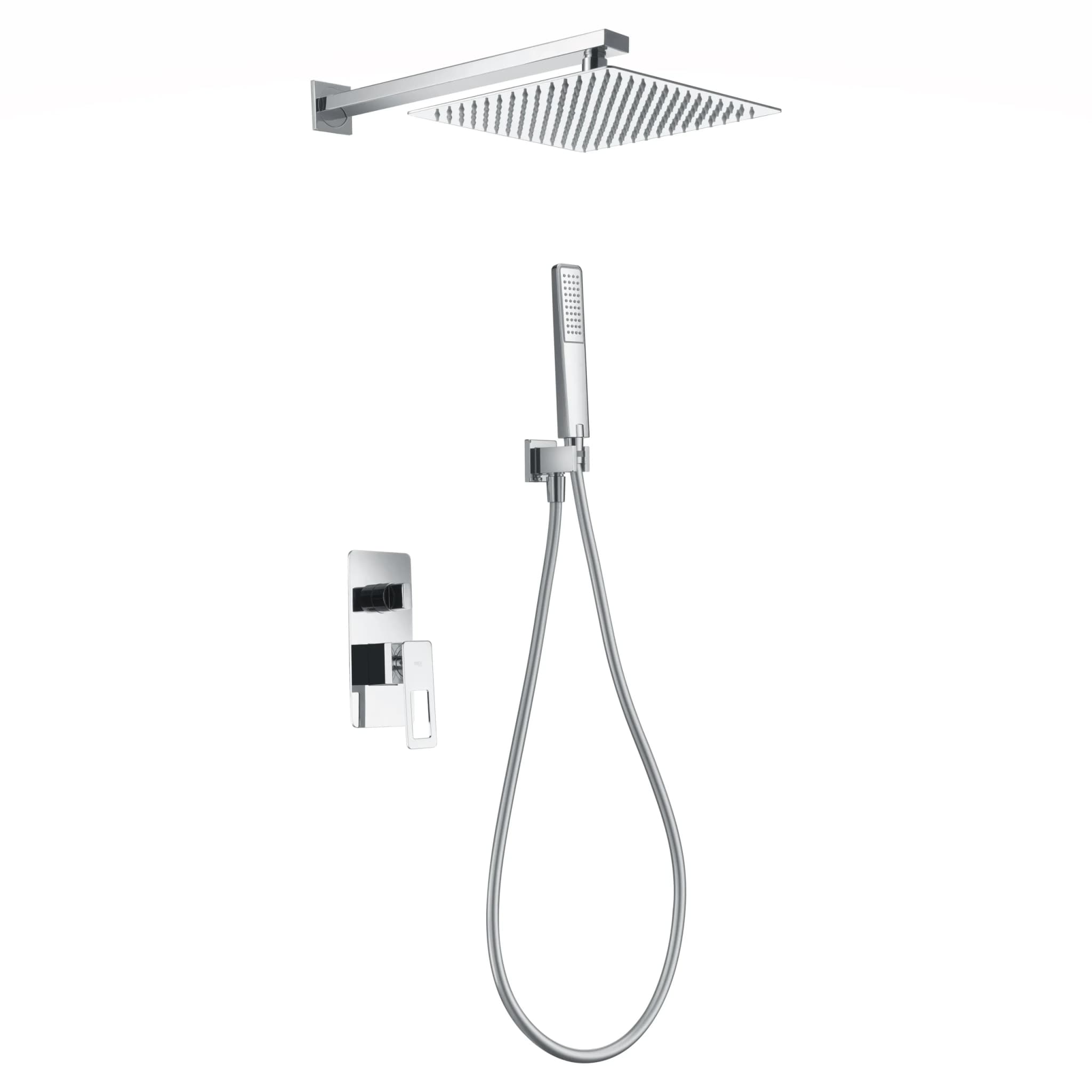 Ducha empotrada monomando SUECIA cromo / BDC032-6 Roc. 20×20