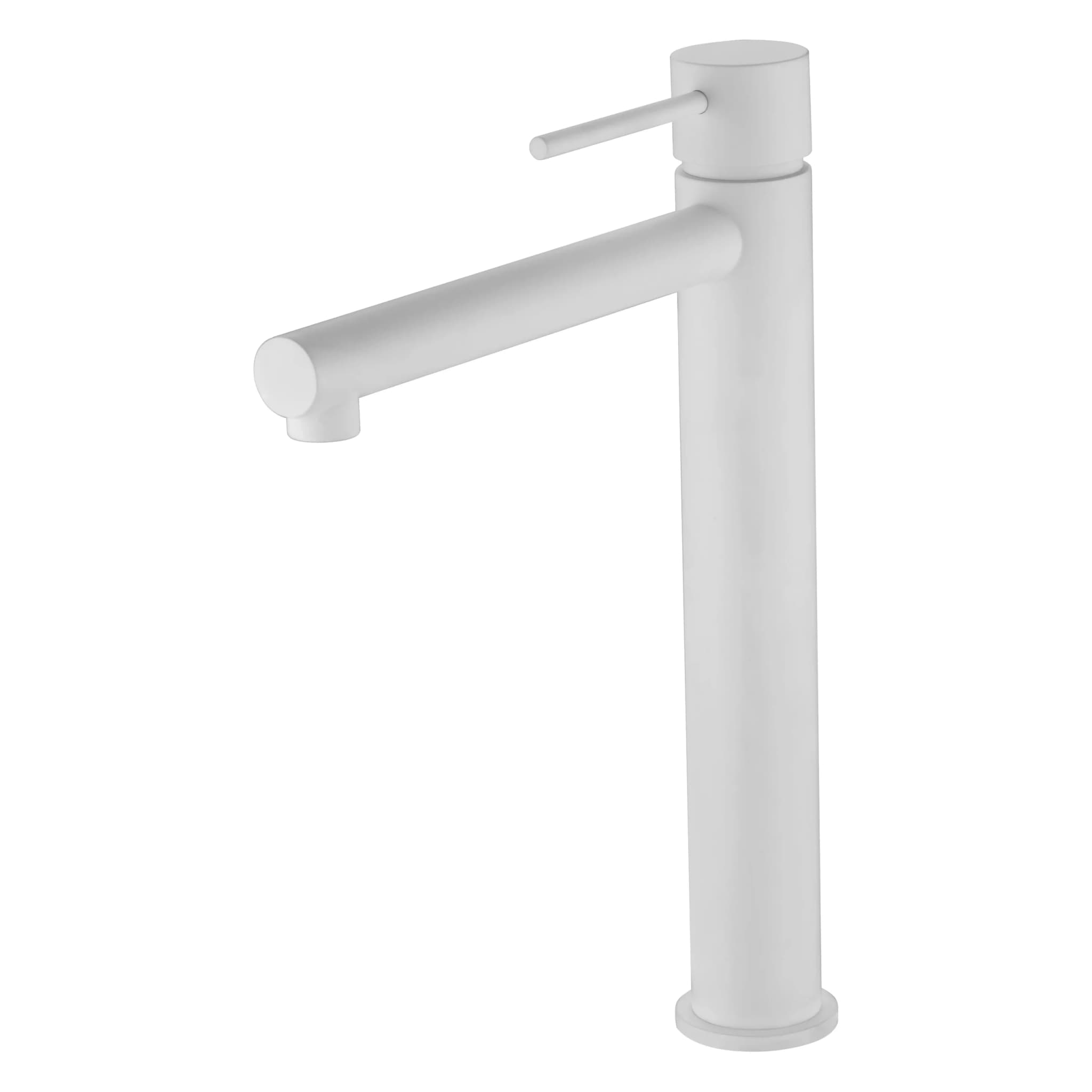 Monomando lavabo alto MILOS blanco mate / BDYS045-3/BL