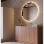 Espejo retroiluminado Oporto redondo Luz Cálida 3.000ºK - Imagen 2