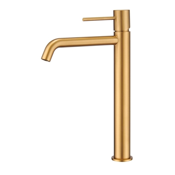 Monomando lavabo alto Monza oro cepillado / BDM039-3OC - Imagen 1