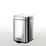 PAPELERA 5 lt ARGENTA CROMO - Imagen 4