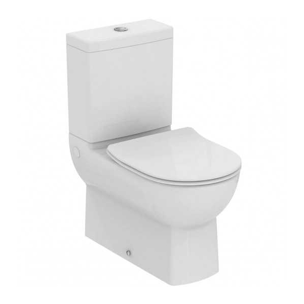 Tapa Wc compatible Duroplast Eurovit recto de Ideal Standard blanca - Imagen 3
