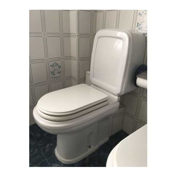 Tapa compatible Wc Duroplast Prestige de Unisan blanca - Imagen 2