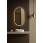 Espejo de baño con luz LED Dili 50×90