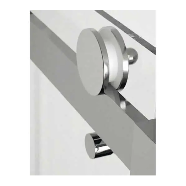Mampara frontal fijo con puerta corredera LIBERY de KASSANDRA (lateral opcional) - Imagen 3