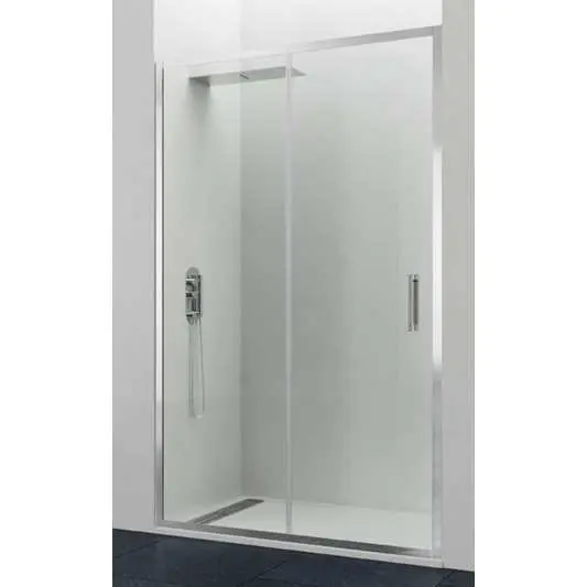 mampara-ducha-1-fijo-1-corredera-prestige-de-gme Mampara frontal fijo con puerta corredera PRESTIGE de GME - Imagen 1