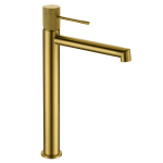 Monomando lavabo caño alto Line oro cepillado / BDD038-3OC