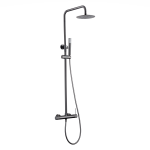 Conjunto de ducha monomando Line black gun metal / BDD038/BGM