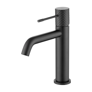 Monomando lavabo GENOVA negro mate / BDG053-1/NG