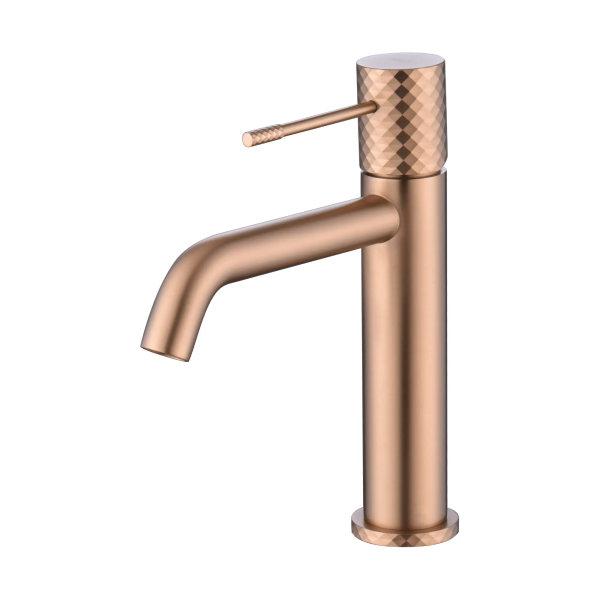 Monomando lavabo GENOVA oro rosa cepillado / BDG053-1/ORC - Imagen 1