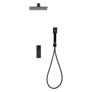 Ducha empotrada FIYI negro mate / GPF016/NG Roc. 20×20