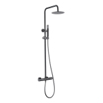 Conjunto ducha termostato Line black gun metal / BTD038/BGM