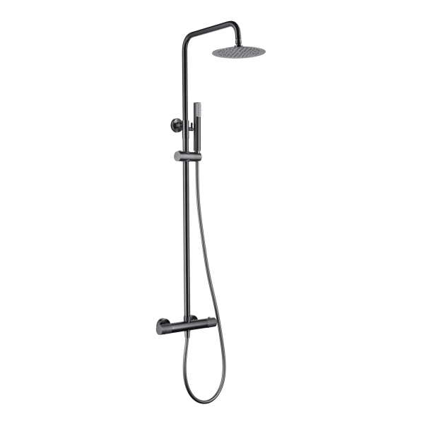 Conjunto ducha termostato Line black gun metal / BTD038/BGM - Imagen 1
