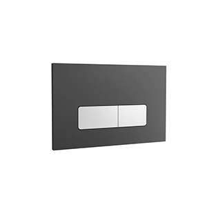 RECTANGULAR Negro/Cromado mate