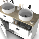 Mueble de lavabo Toscana 120 en KIT - Imagen 5