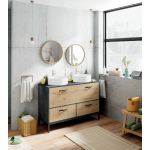 Mueble de lavabo Sena 120 dos senos en KIT
