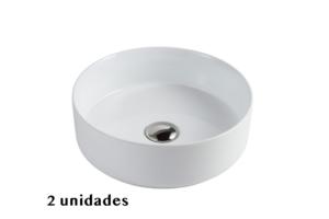 2x Lavabos cerámicos de 36cm x 12 de alto