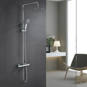 Conjunto   de ducha termostático KENT cromo / BTK017 - Imagen 2