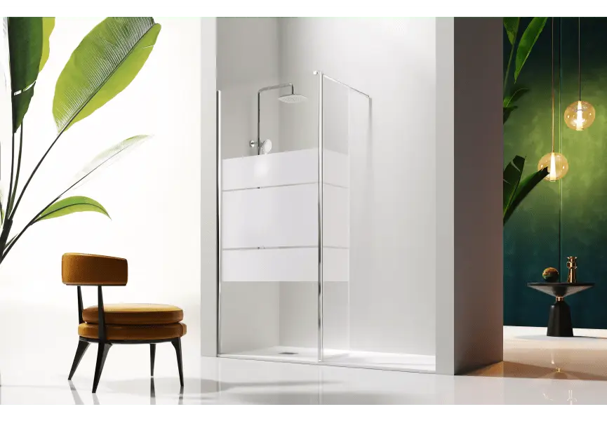 Mampara de ducha Walk In abatible GIRO GR524 de Kassandra - Imagen 2