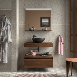 Mueble de baño suspendido Salgar Encimera Domus + complementos 60-120