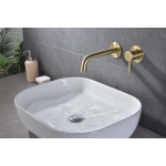 Grifo Monomando de Lavabo Empotrado CLOUD Oro Cepillado - Imagen 2