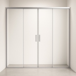 Mamparar ducha frontal 2 Fijos + 2 Correderas AGATA 200