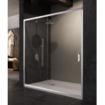 Mampara frontal fijo con puerta corredera Agata 100 - Imagen 3