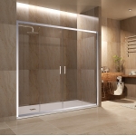 Mamparar ducha frontal 2 Fijos + 2 Correderas AGATA 200 - Imagen 3