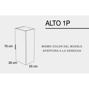 Módulo Colgar Apertura Izquierda