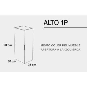 Módulo Colgar Apertura Derecha