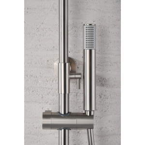 Conjunto ducha termostatico níquel cepillado Monza / BTM039/NQ - Imagen 2