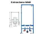 Inodoro suspendido más cisterna empotrada blanco mate Turin - Imagen 9