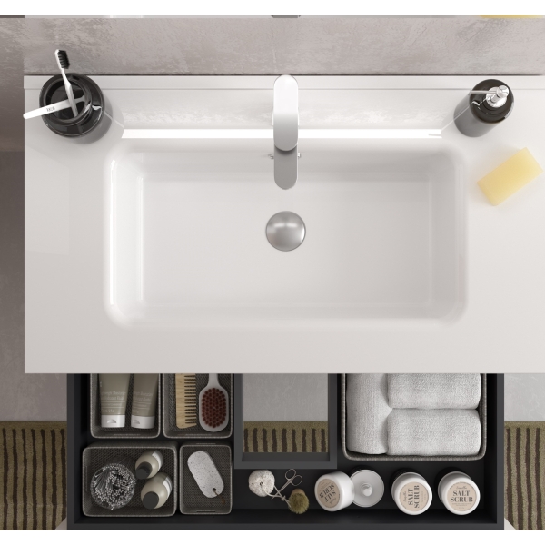 SALGAR BEQUIA 3C Mueble de baño 60-80-100-120 Lavabo Constanza - Imagen 11