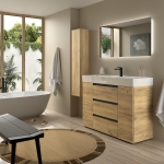 SALGAR BEQUIA PLUS METAL Mueble de baño 120+puerta Lavabo Venetto - Imagen 2