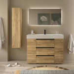 SALGAR BEQUIA PLUS METAL Mueble de baño 120+puerta Lavabo Venetto