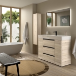 SALGAR BEQUIA PLUS METAL Mueble de baño 120+puerta Lavabo Venetto - Imagen 4