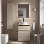 SALGAR BEQUIA METAL 3C o 6C Mueble de baño 60-80-100-120 Lavabo Lisboa - Imagen 3